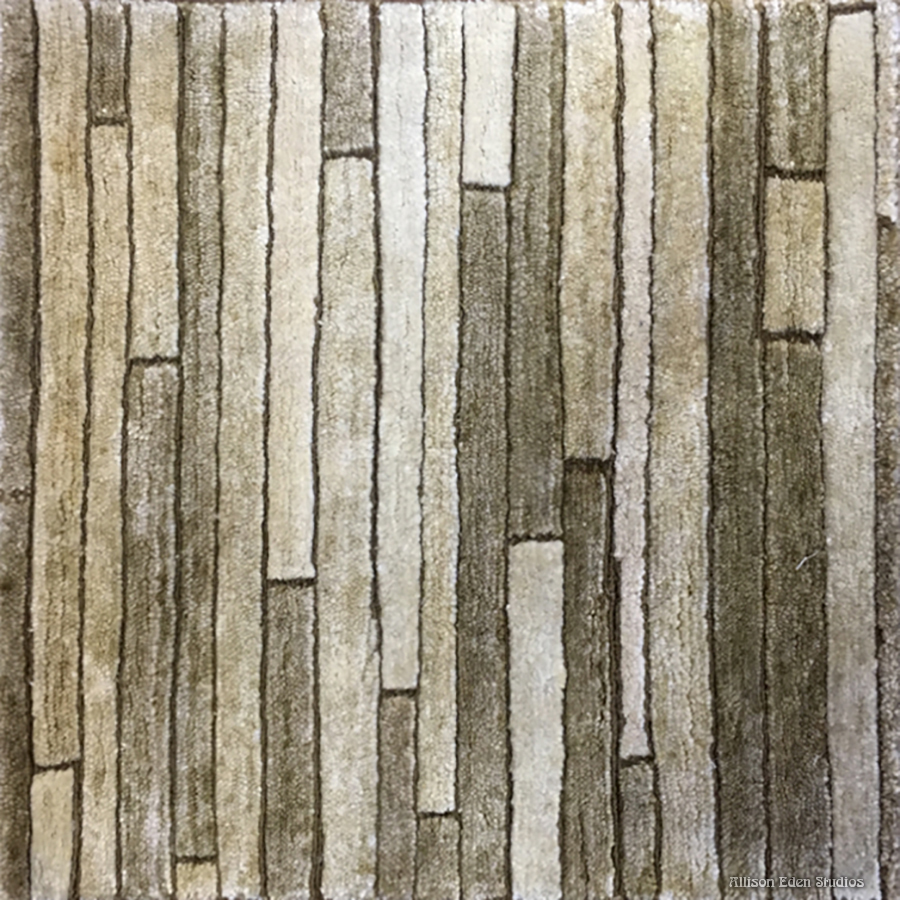 Sticks carpet in cream, beige, taupe and brown