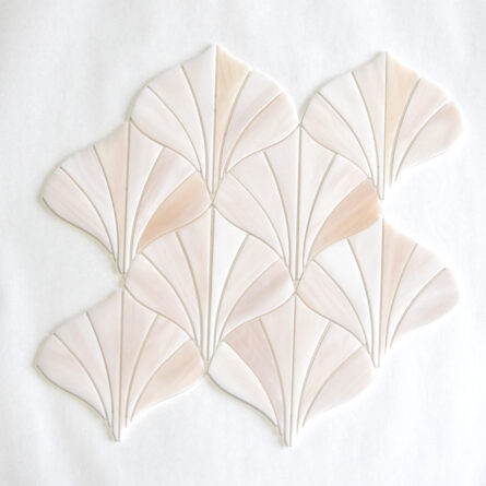 Fortune Cookie Interlocking Glass Mosaic Tile