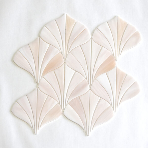 Fortune Cookie Interlocking Glass Mosaic Tile