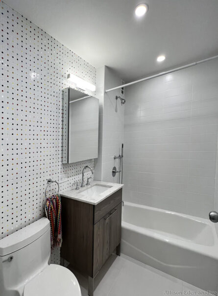 Sprinkles Bright White Basketweave Glass Mosaic Tile