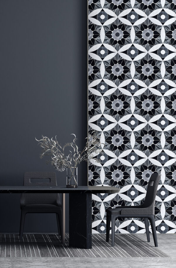 Moroccan Heart Black