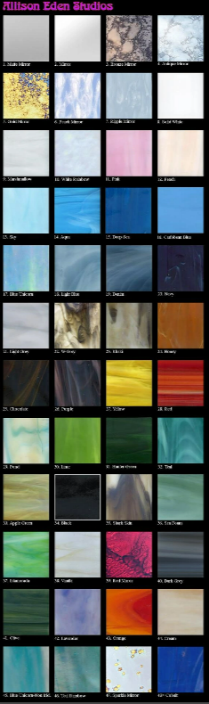 Allison Eden's Sample Glass Box.