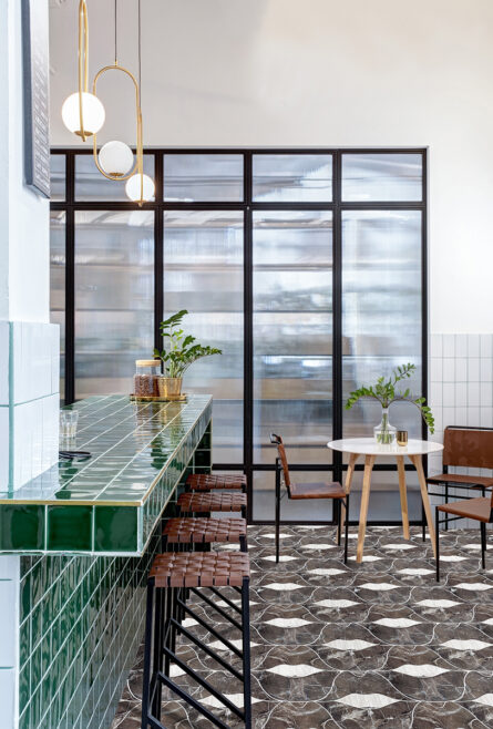 Smile- Brown- Interlocking Stone Mosaic Tile