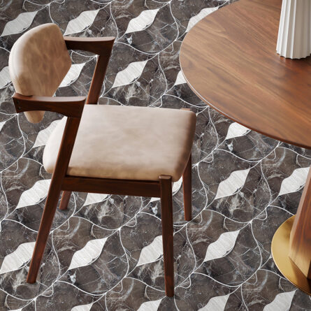 Smile- Brown- Interlocking Stone Mosaic Tile