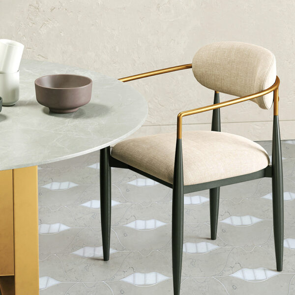 Smile - Creme Stone Interlocking Mosaic Tile