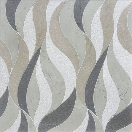 Cream Stone Interlocking Mosaic Tile, a luxurious addition to elevate the aesthetic of your space.