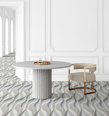 Cream Stone Interlocking Mosaic Tile, a luxurious addition to elevate the aesthetic of your space.
