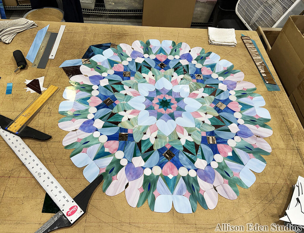 Allison Eden Studios Kaleidoscope Project Glass Mosaic Artwork NYC 2