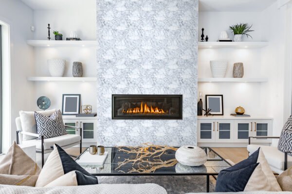 Smile Grey Interlocking Stone Mosaic Tile- Carrara L, Thassos H & Statuary P