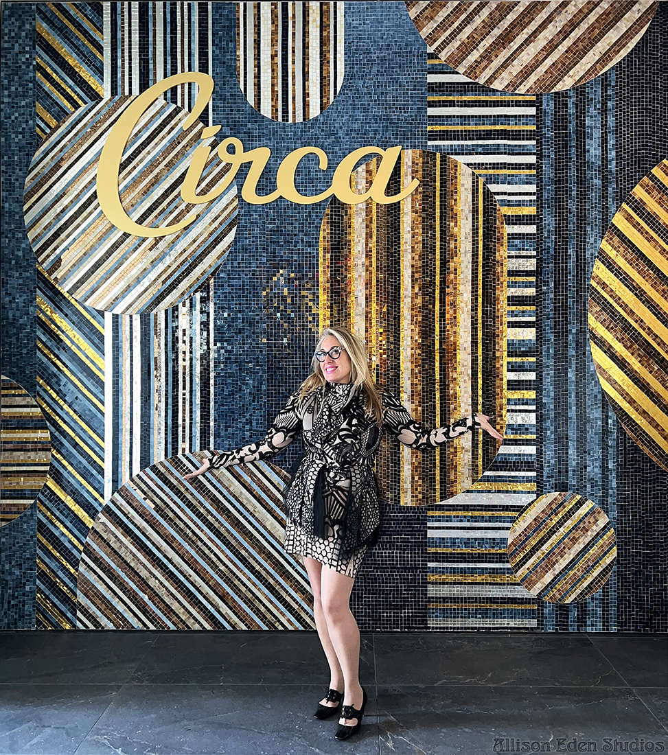Allison Eden Studios glass mosaic mural outside Circa wm