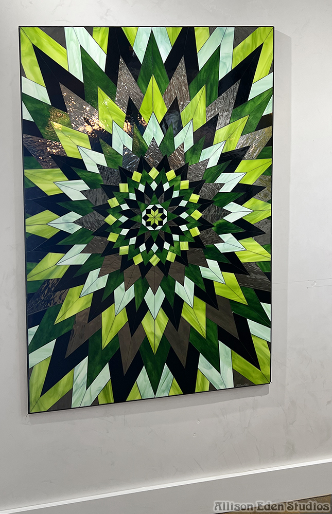 Allison Eden Studios Green Kaleidoscope at ASD wm