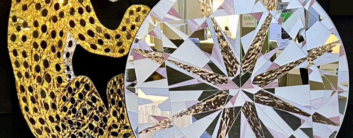 Coverings 2023 leopard and pink diamond