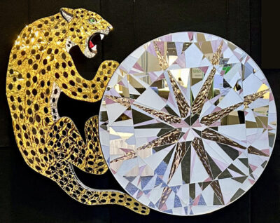 Coverings 2023 leopard and pink diamond