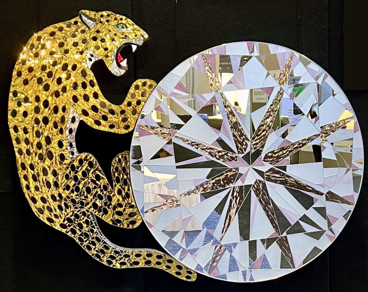 Coverings 2023 leopard and pink diamond