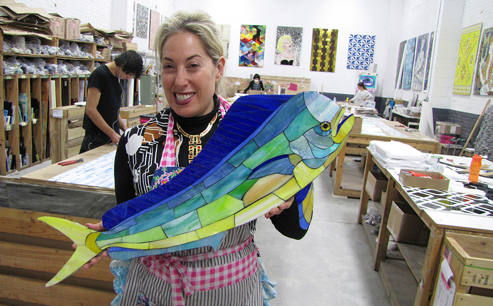 allison eden mahi mahi fish art brooklyn studio