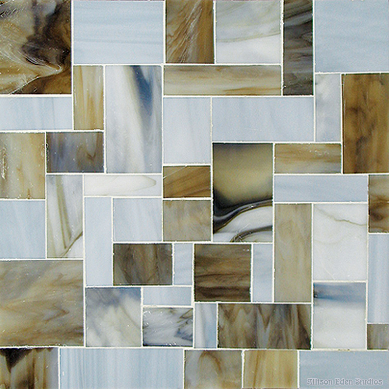 Allison Eden Studios BlockArt in chocolate and gray