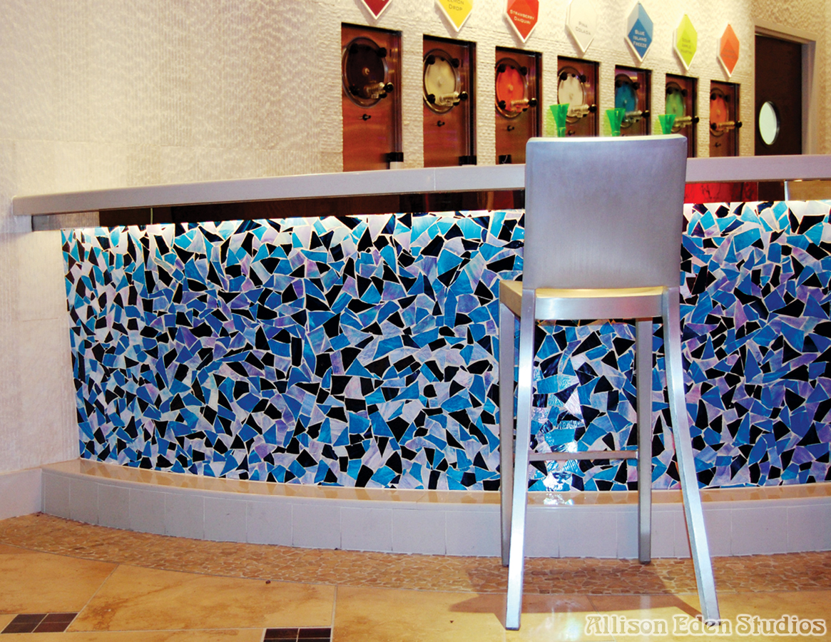 Allison Eden Studios Broken Mosaics bar front wm
