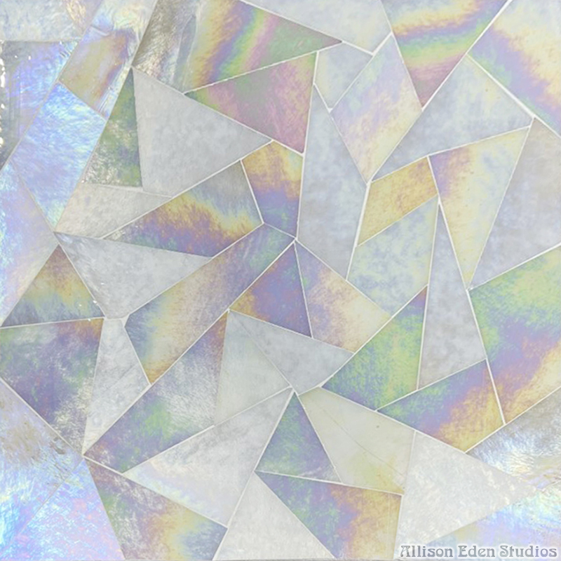Allison Eden Studios Broken iridescent white