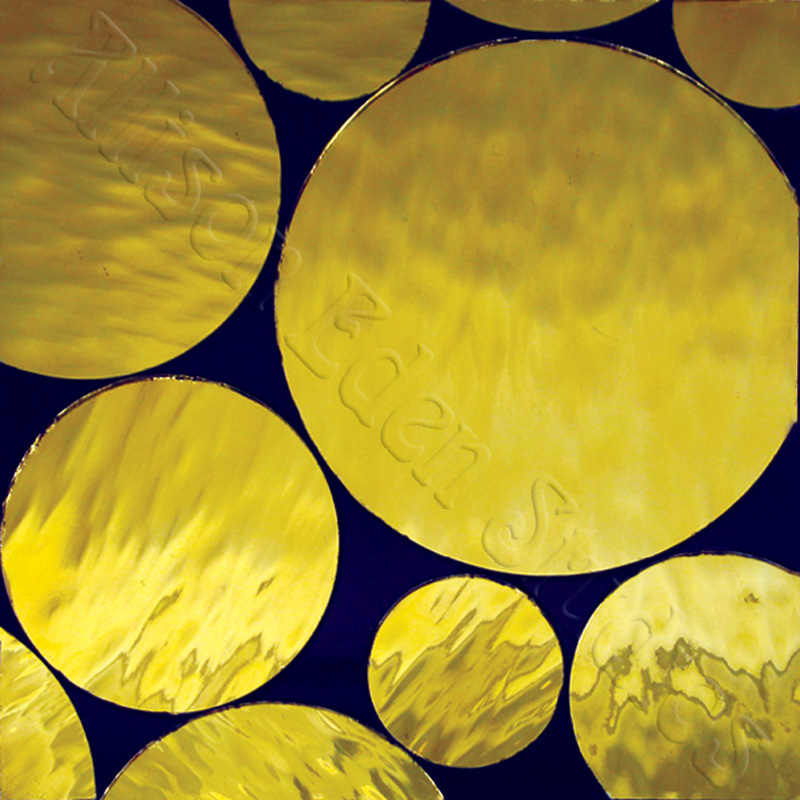 Allison Eden Studios Circles gold with glass be wm