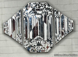 Allison Eden Studios Diamond Triptych in studio 5 2026 LinkedIn X