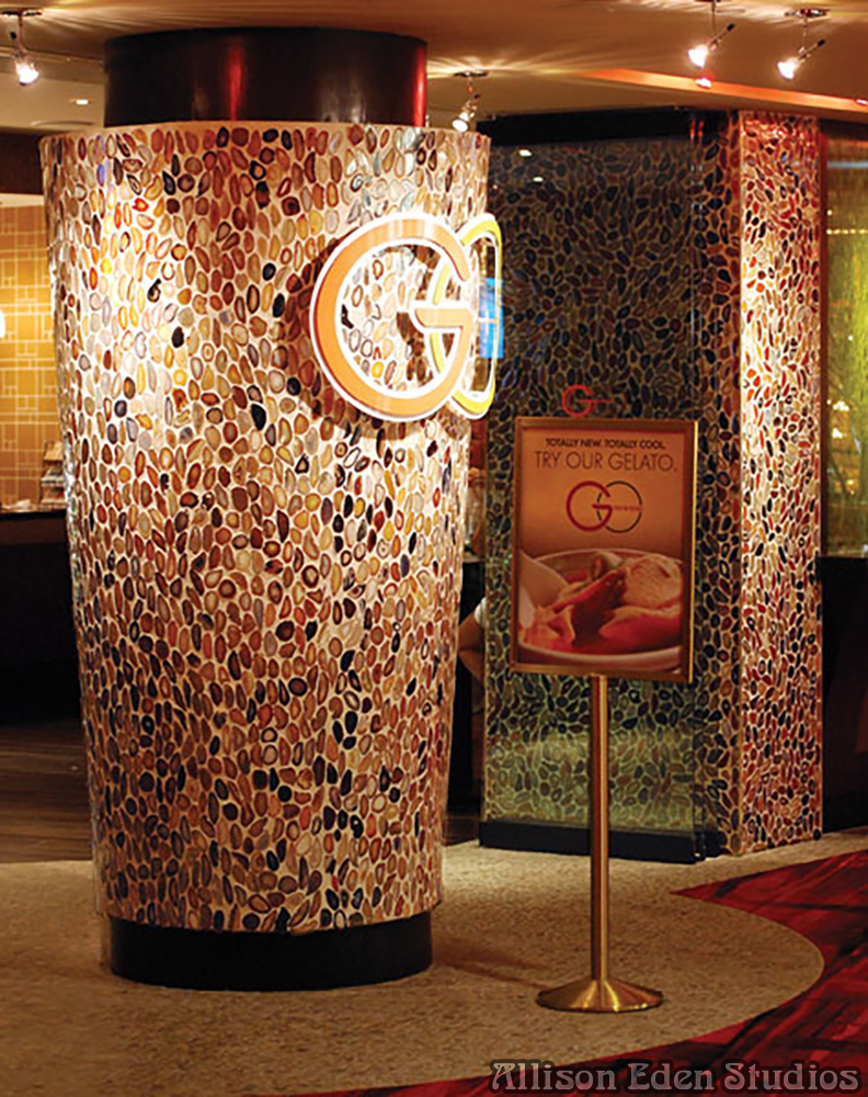 Allison Eden Studios agates column gelato wm