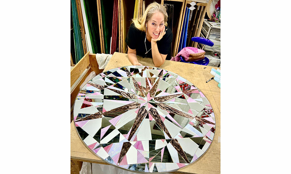 Allison Eden in her Studio