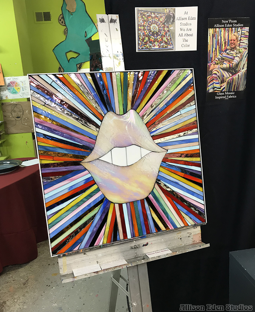 Allison Eden studios sunburst at Habitat Gallery Port Washington wm