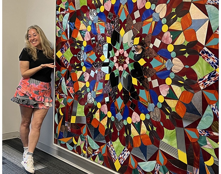 Allison Eden with Kaleidoscope Mosaic cropped