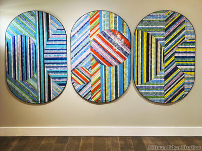 Allison Eden Studios 3 Pills Triptych at ASD Surfaces wm