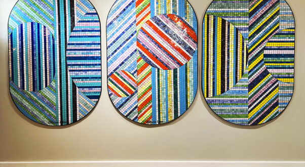 Allison Eden Studios 3 Pills Triptych at ASD Surfaces wm