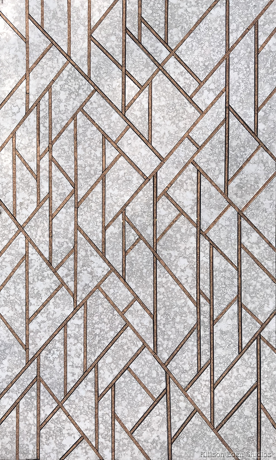 Allison Eden Studios Art Deco Pattern 36 x 60