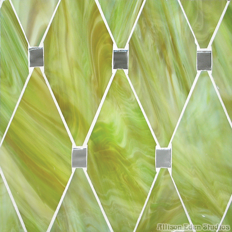 Allison Eden Studios Diamonds and Dots Green wm