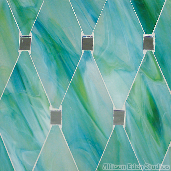 Allison Eden Studios Diamonds and Dots blue green wm