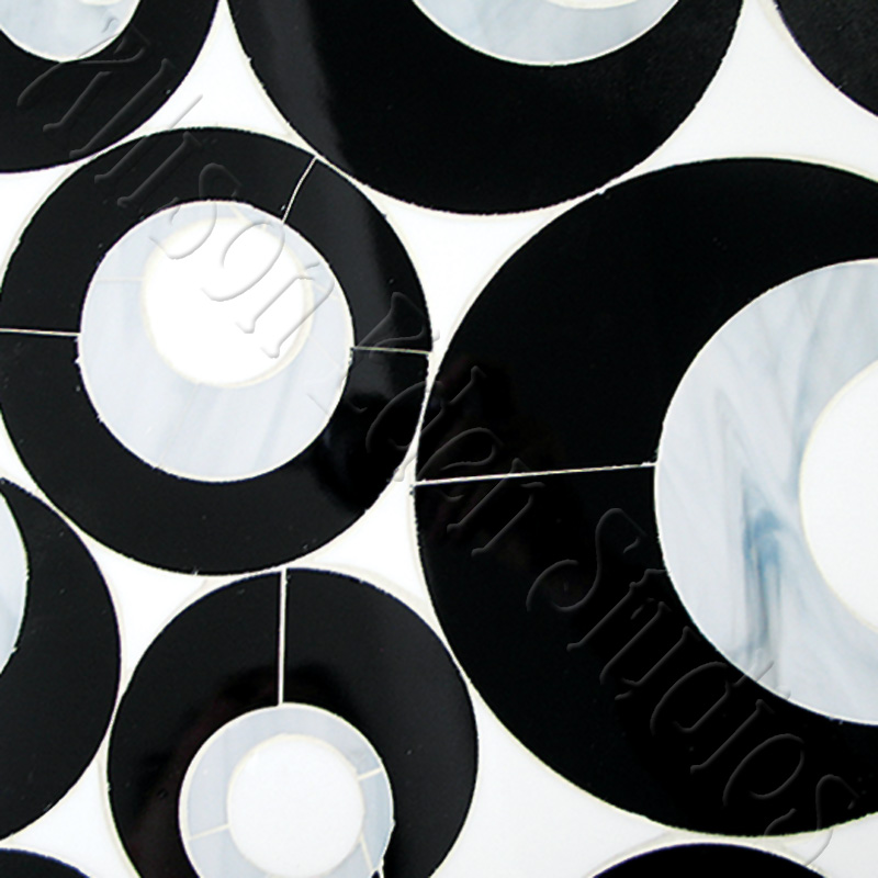 Allison Eden Studios Elipticals gray white black wm
