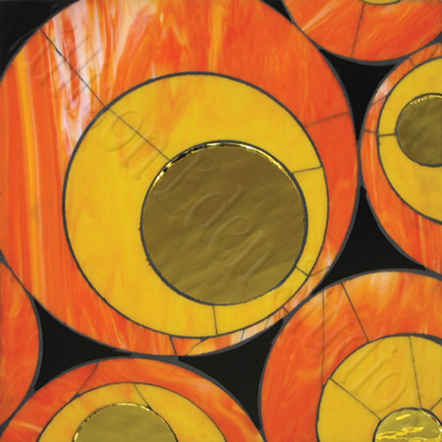 Allison Eden Studios Elipticals orange yellow gold wm