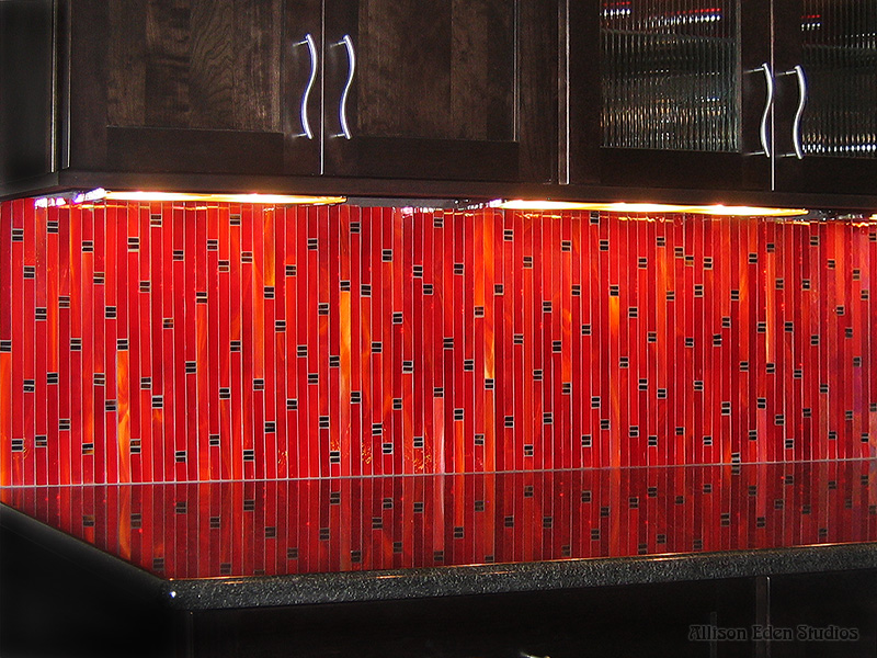 Allison Eden Studios Red Bamboo Kitchen