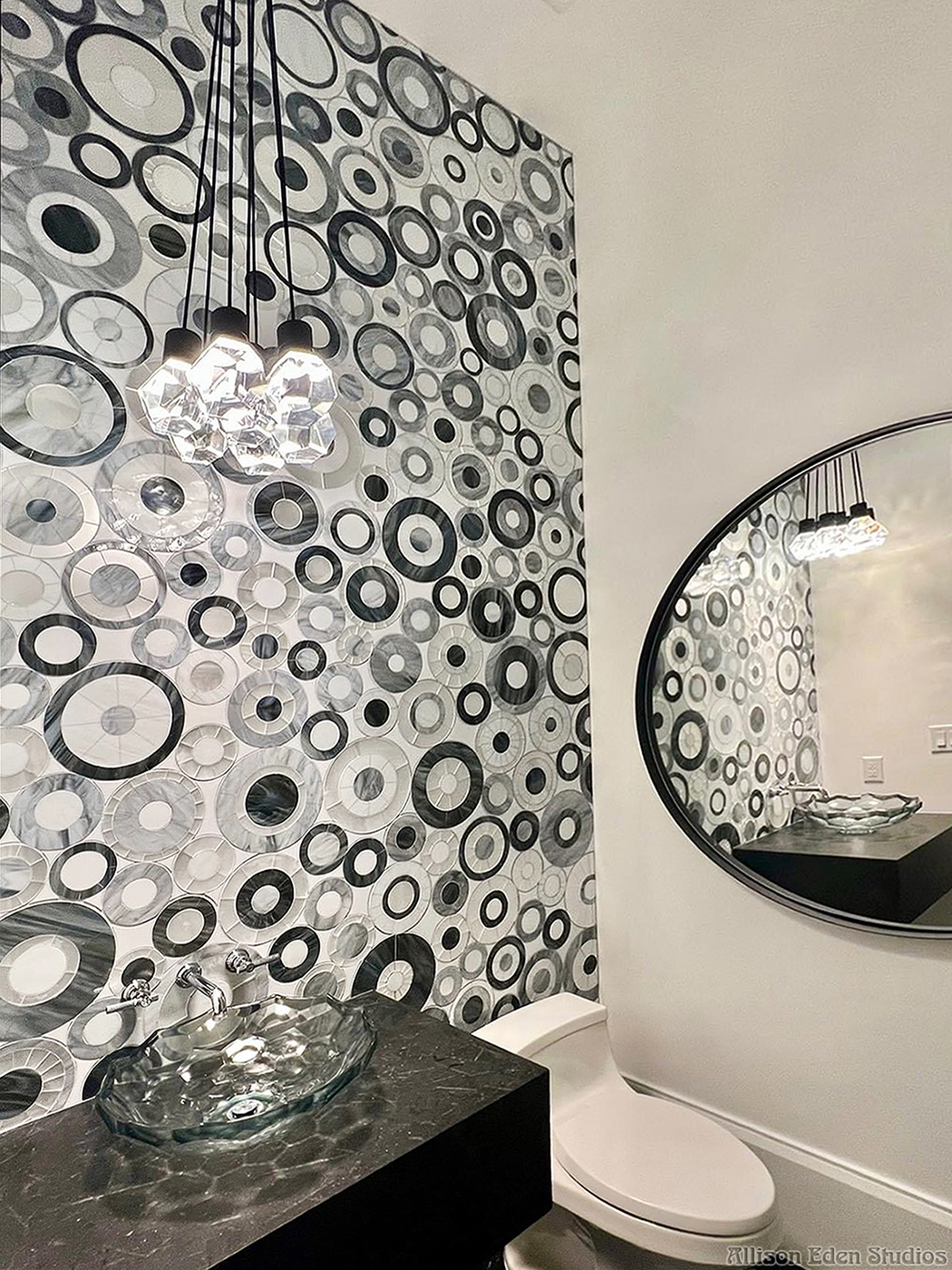 Allison Eden Studios elipticals powder room 1 wm b