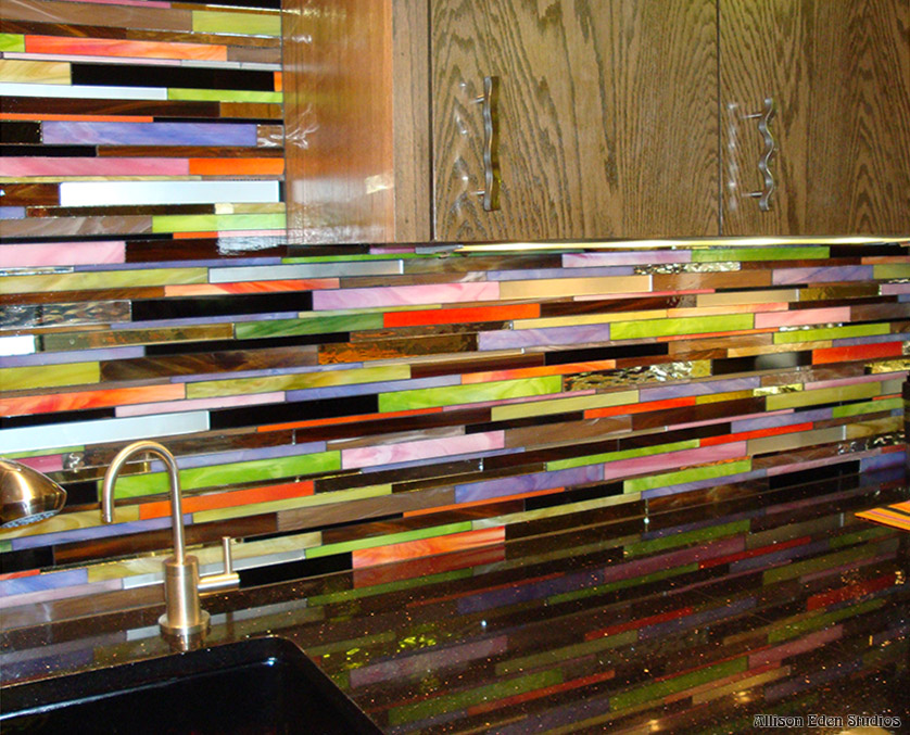 Allison Eden Studios funky Barcode kitchen backsplash (1)