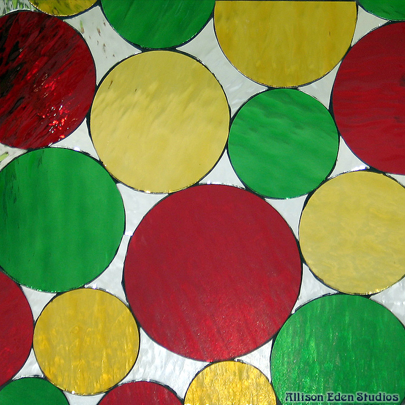 Allison Eden Studios xmas holiday circles board wm