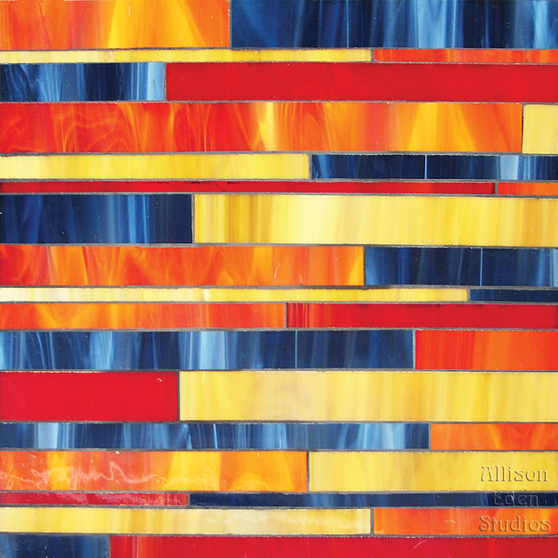 Allison eden Studios BarCode red orange bone blue