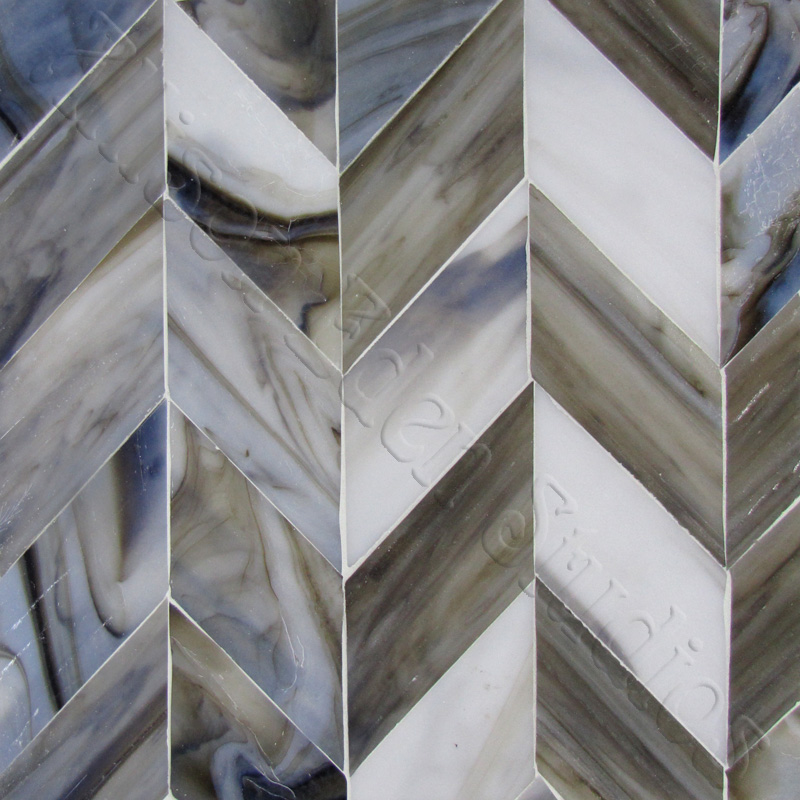 Chevron calacata dark light