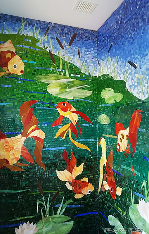49 Allison Eden Studios fish shower installation 8 2018 (2)