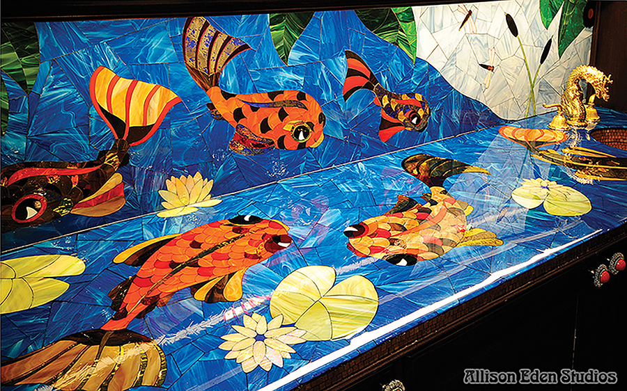 6 Allison Eden Studios Koi Fish Bar wm