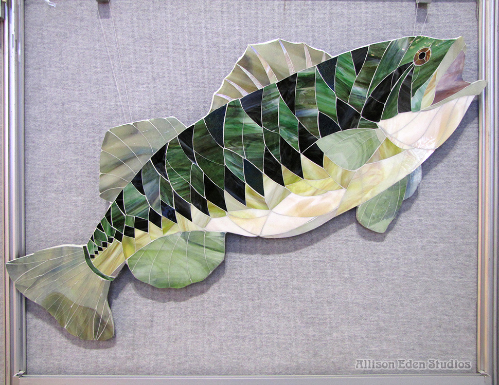62 Allison Eden Studios Large Mouth Bass 36 inch wm