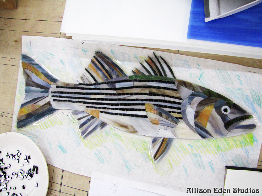 65 Allison Eden 30 inch striped bass in progress wm