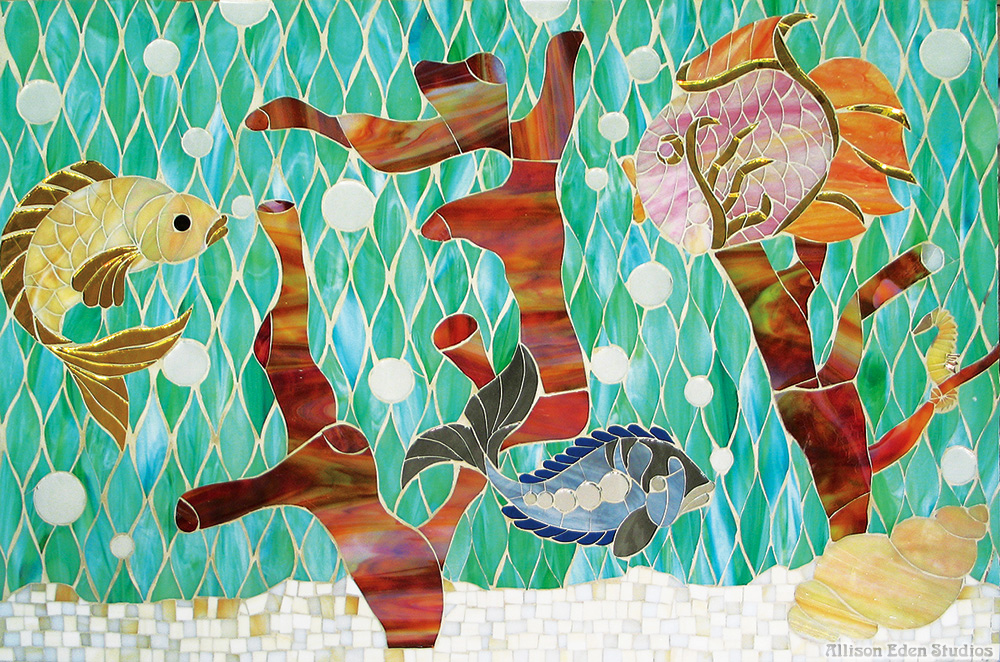 73 Allison Eden Studios Aquatic Scene 24 X 36 wm