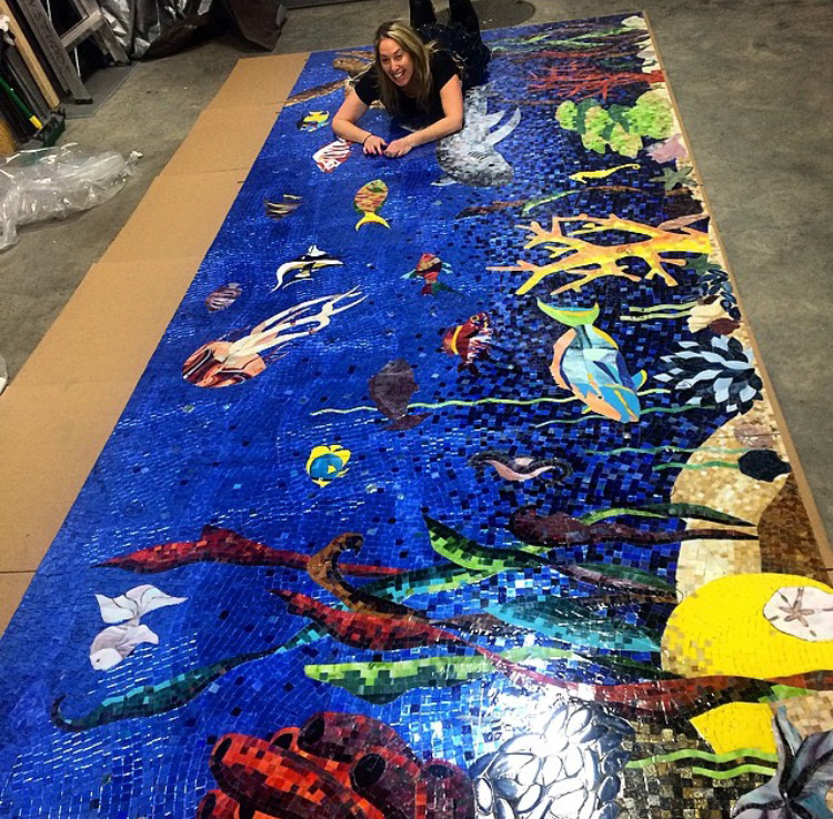 83 Allison Eden Studios allison working o aquatic scene wm
