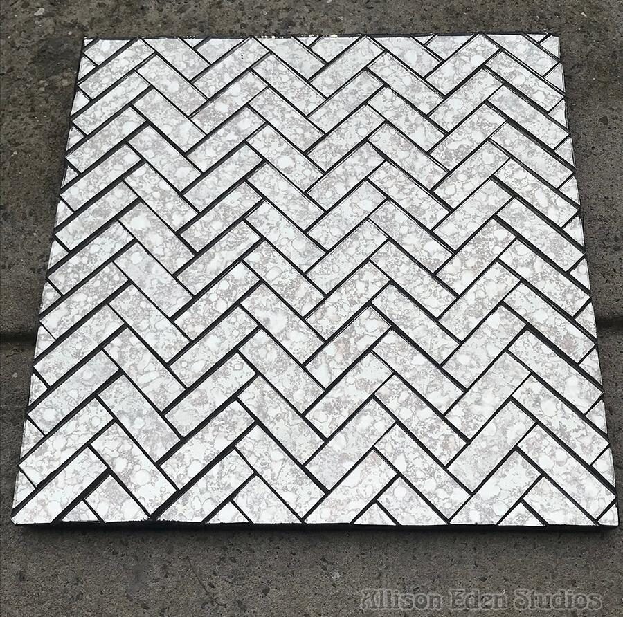 Allison Eden Studios Antique Mirror Herringbone 11 2020 (1)