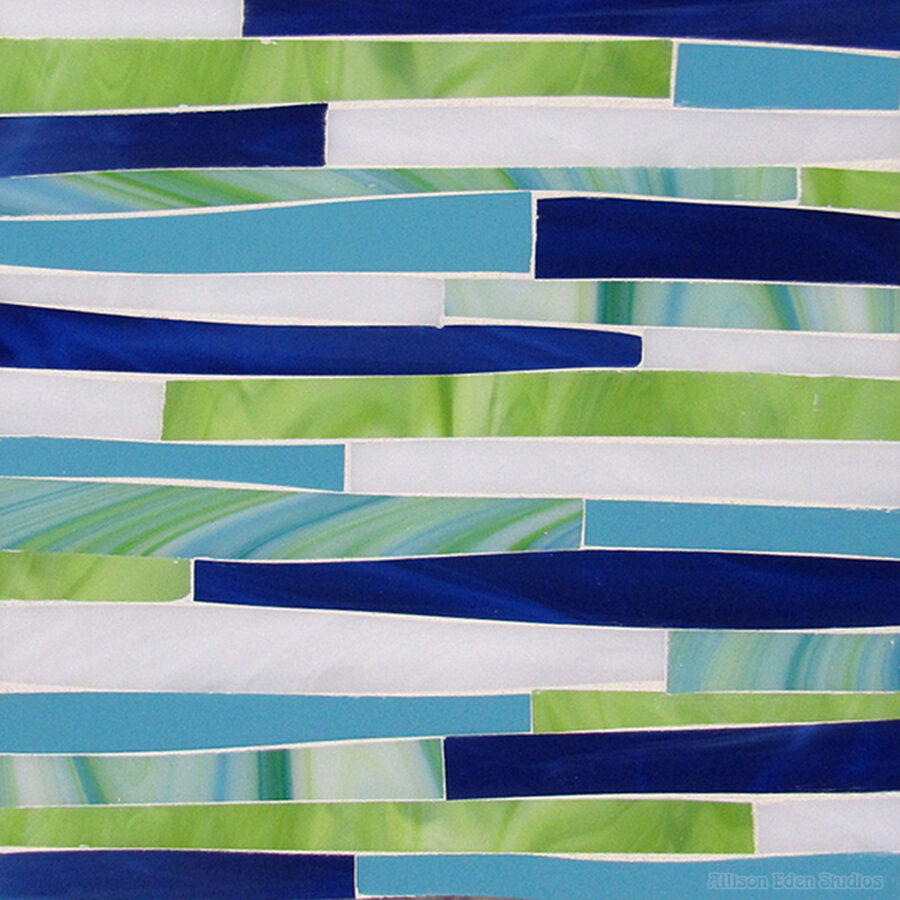 Allison Eden Studios Grass Offset blue green 6X6 wm