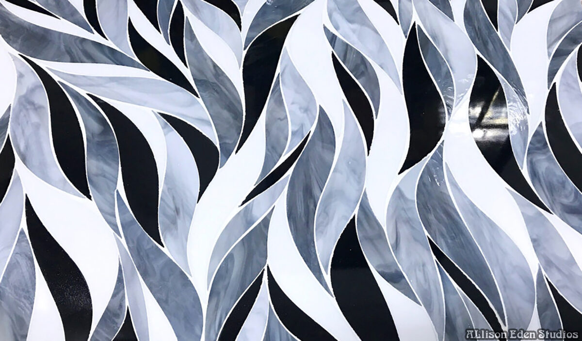 Allison Eden Studios Grey Black White Waves wm
